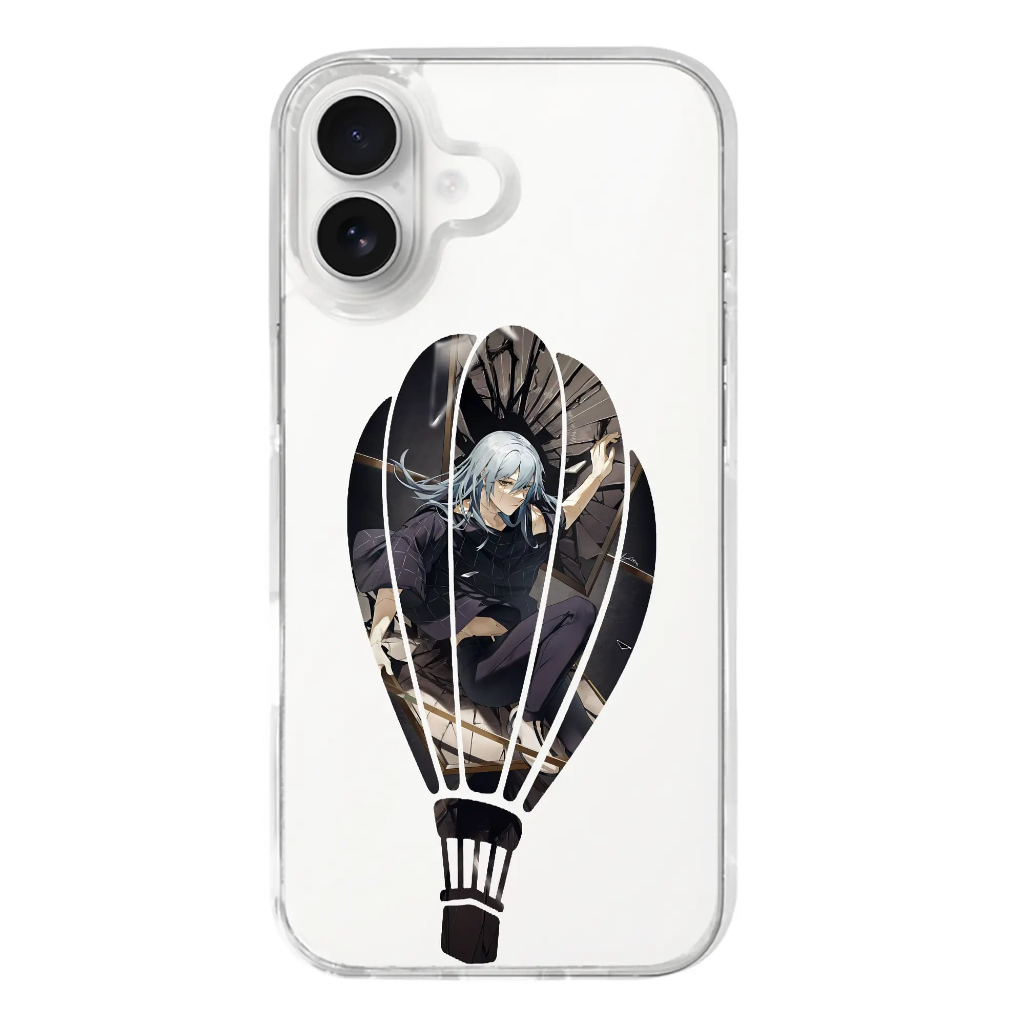 呪術廻戦 グッズ,真人 - iPhone 17シリーズ 透明スマホケース – 薄型・耐衝撃・精密フィット保護カバー